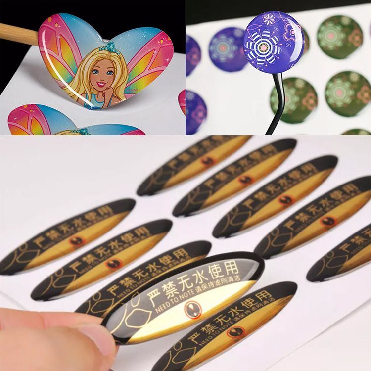 dome epoxy sticker