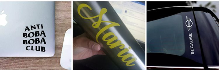 multi color transfer stickers