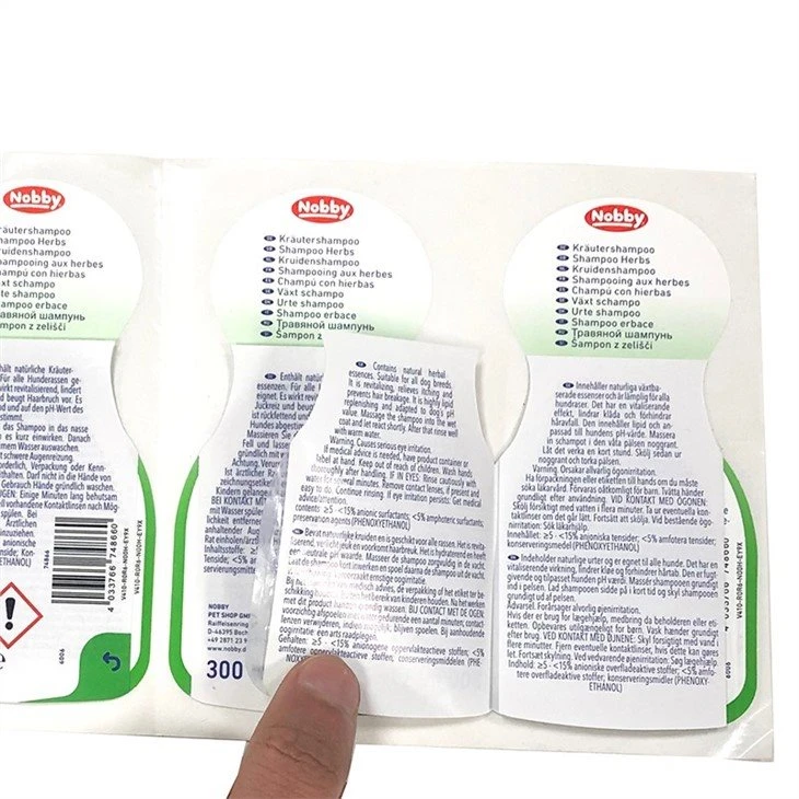 foldout label