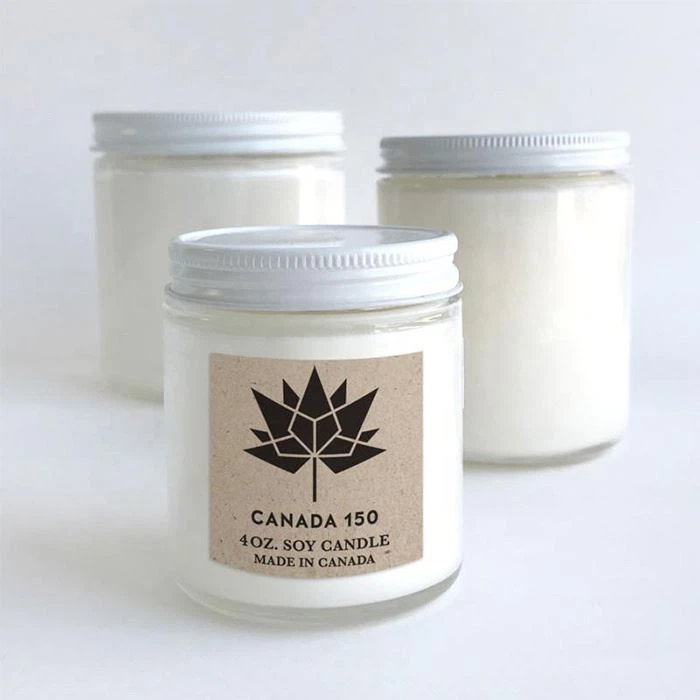 kraft jar label